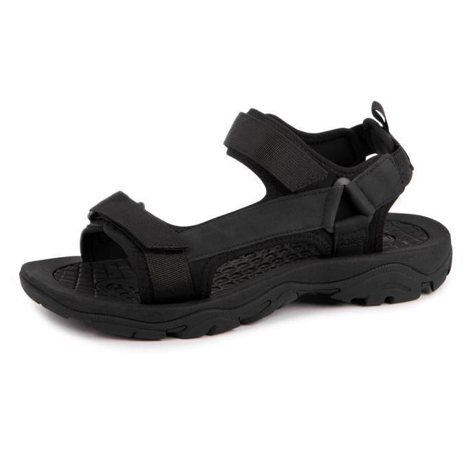 totes® Mens Walking Sandal Black Extra Image 1
